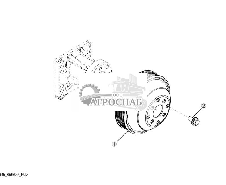 8615 Шкив вентилятора (885144 - ) - ST857104 106.jpg